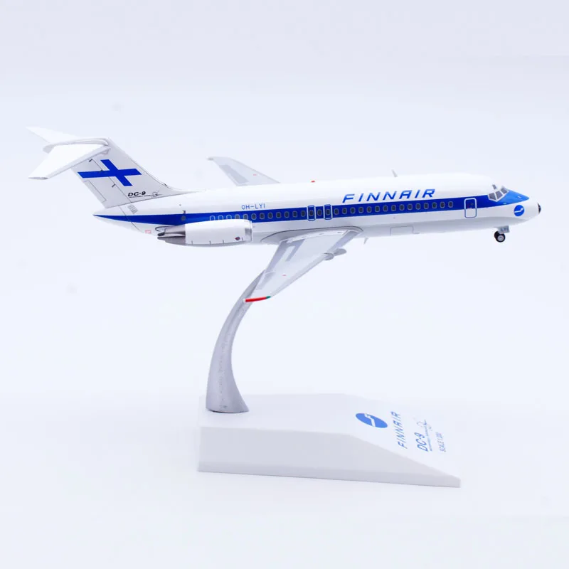 LH2375 Alliage Collection Avion Cadeau JC Ailes 1:200 Finnair Mcmatnell Douglas DC-9-15 Moulé Sous Pression Modèle D'avion OH-LYI Avec Support