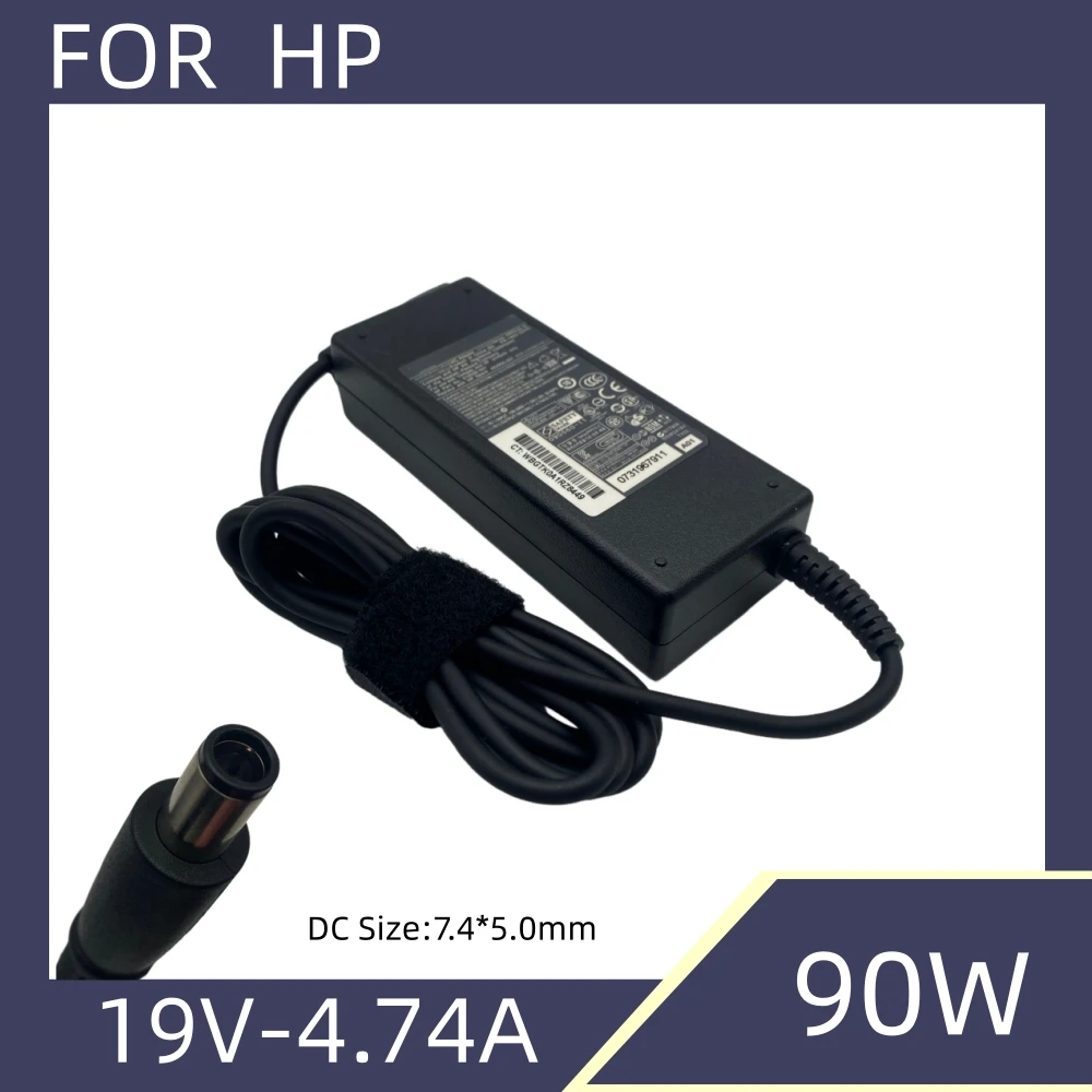Adaptador de carregador de laptop 19V 4.74A 90W para HP Pavilion DV5 DV4 4321S 4431S 4411S 4446S 6531S Compaq CQ40 CQ42 CQ35 CQ32 CQ45