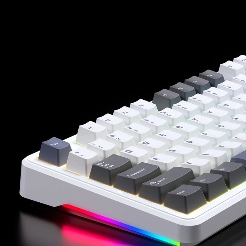 

F87Pro mechanical keyboard three-mode wireless bluetooth side engraved keycap