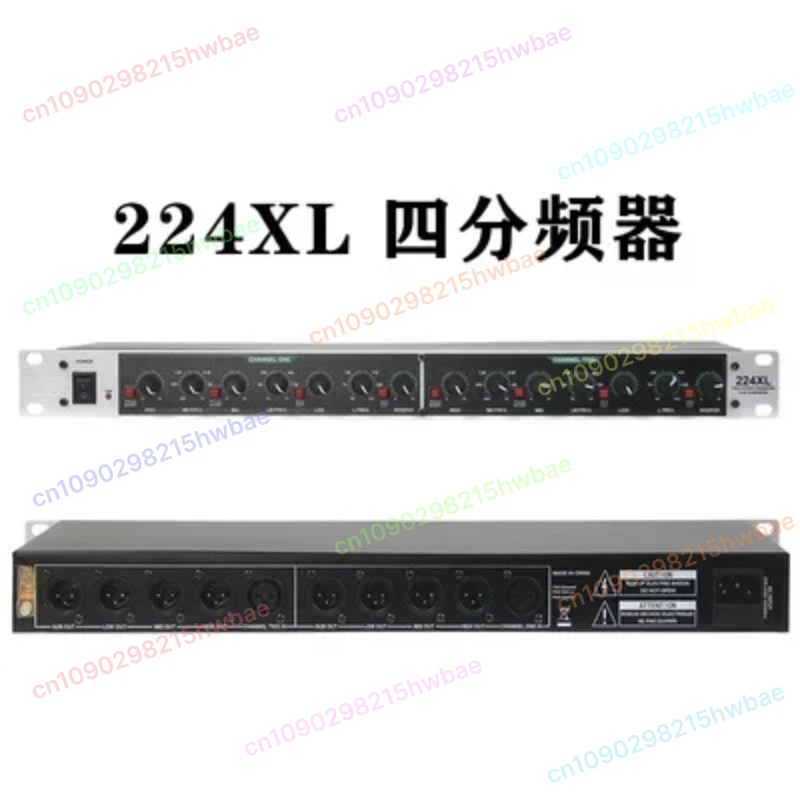 

224/223/234 Mono 4-Way Crossover audio Equalizer with XLR Connectors Professional Sound Peripheral Equipments Stereo 2/3 Way