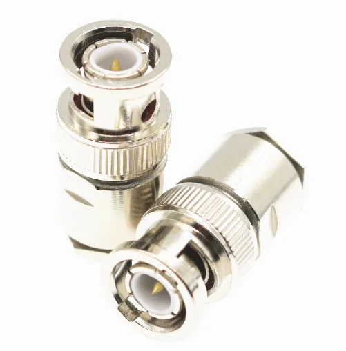 1Pcs Connector BNC Male /Female Clamp for RG316/RG58/5DFB /LMR400 cable RF Coaxial Connectors  50ohm