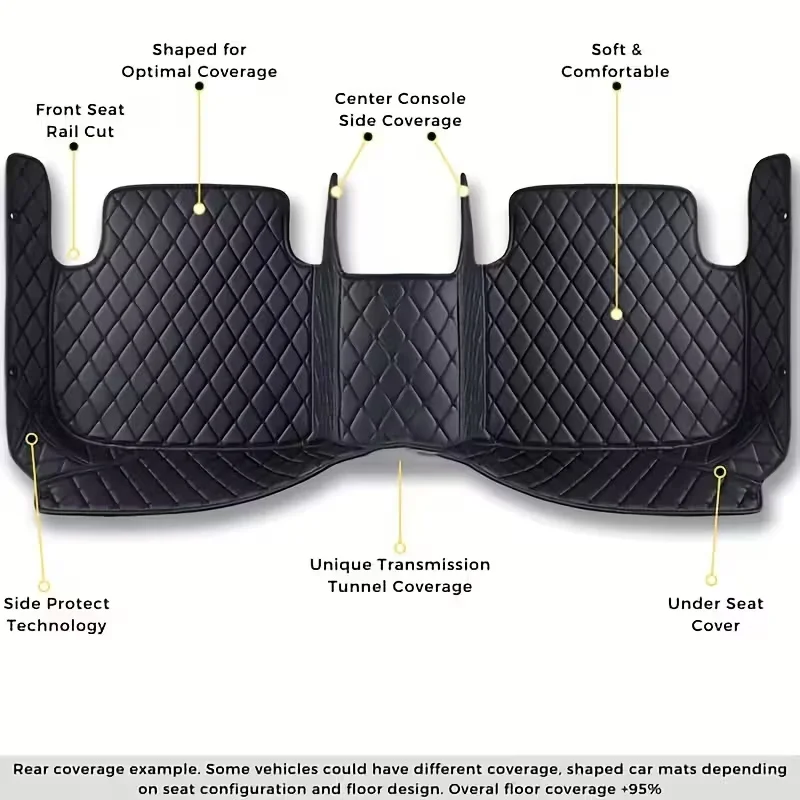Customized Compatible For Cadillac Escalade 2021-2026 Fit Floor Mats Car Floor Liners Easy Installation Car Interior Accessories