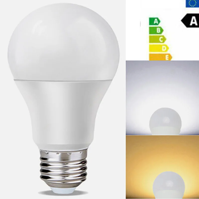 E27 LED Globe Light Bulb 3W 5W 7W 9W 12W 15W 18W 20W Lamps AC220V 3000K-6500K Brightness Bulbs Room 180 Degree Beam Angle