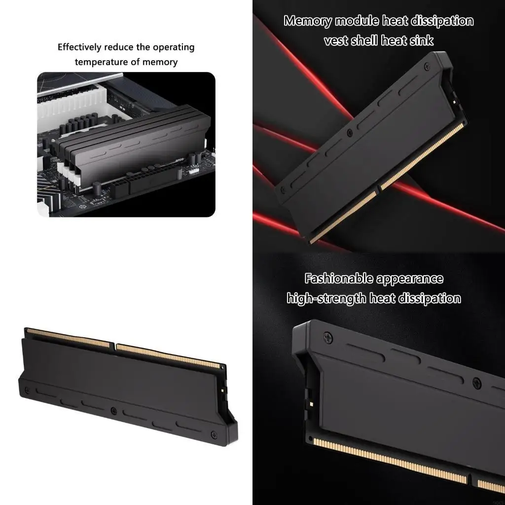 

900F Heatsink Radiator Memory Cooling Heat Sink for DDR5 DDR4 DDR3 Desktop PC Memory Module Heat Redistribution
