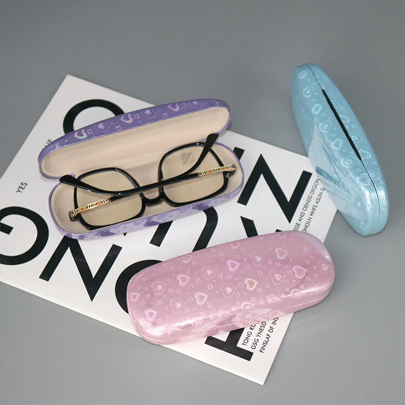 

Fashion Portable Eyewear Printed Storage Box Travel Glasses Storage Box Men Women Eyeglasses Protector