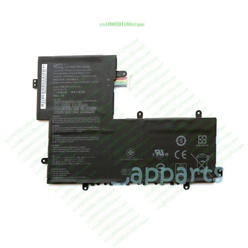 

42wh c31n1836-1 New genuine battery for Asus Chromebook Flip c630ma c204ma"% Test"