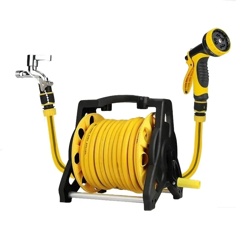 

10M~30M Household water hose cart Hose for watering flowers Car wash high pressure water gun Garden watering hose rack