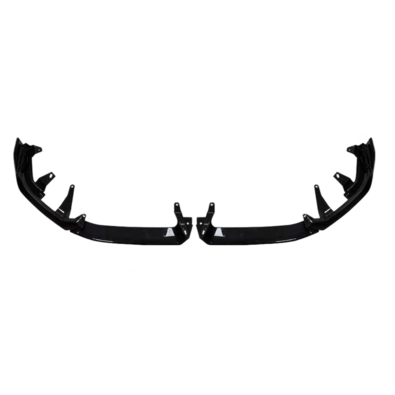 For BMW 5 Series I5 G60 2024-2026 M Sport Front Bumper Spoiler Lip Gloss Black Lower Diffuser Air Dam Guard Protector Splitter