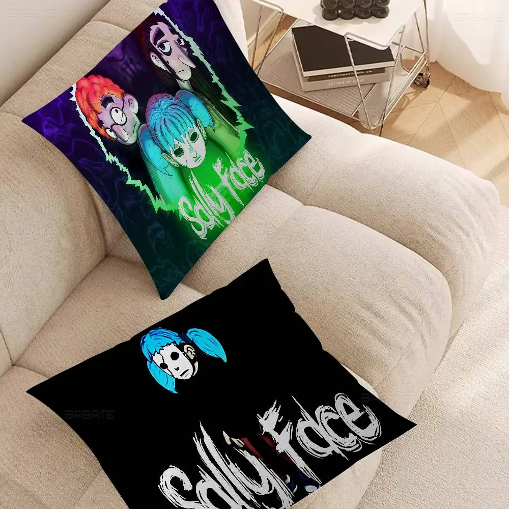 Game Sally Face Pillow Anime Pillow Sofa Bed Head Pillow Cover Cushion Cover 45x45 cm Fashion