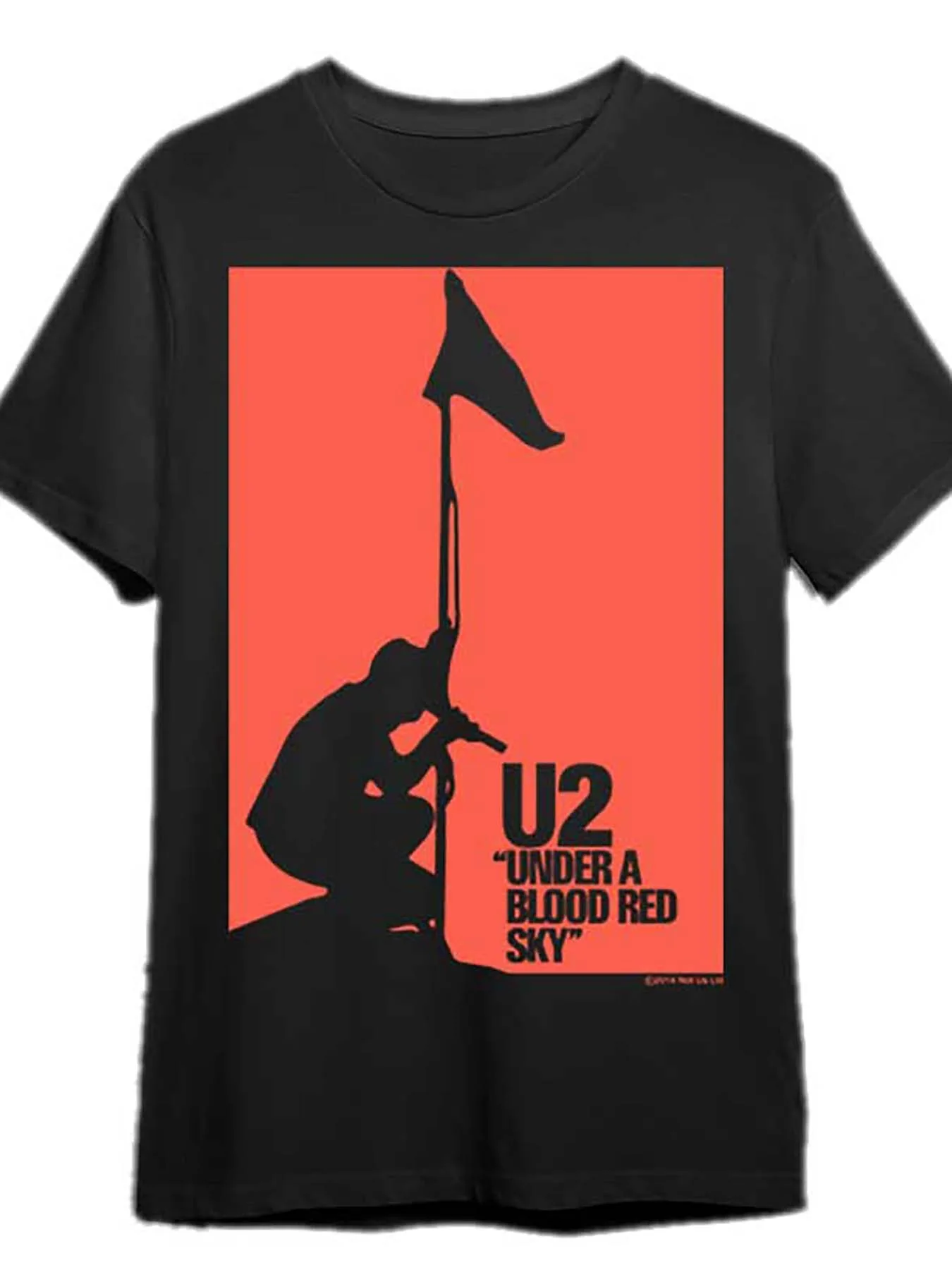 

Мужская черная футболка с рисунком - U5.08 cmUnder