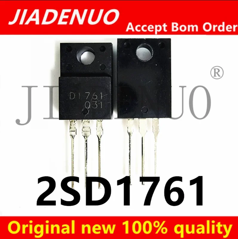 (5-10piece)100% New original 2SD1761 D1761  TO-220F 80V 3A Chipset