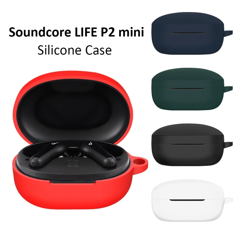 Housing for Anker-Soundcore Life P2 mini Shockproof Wireless Earphone Protective Sleeve Impact-resistant Anti-dust Cover image 2