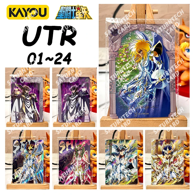 

Saint Seiya KAYOU UTR Card 01 ~ 24 Подлинная Hades Athena Аниме Редкая коллекция Карточная настольная игра Игрушка Подарок на день рождения Игрушка