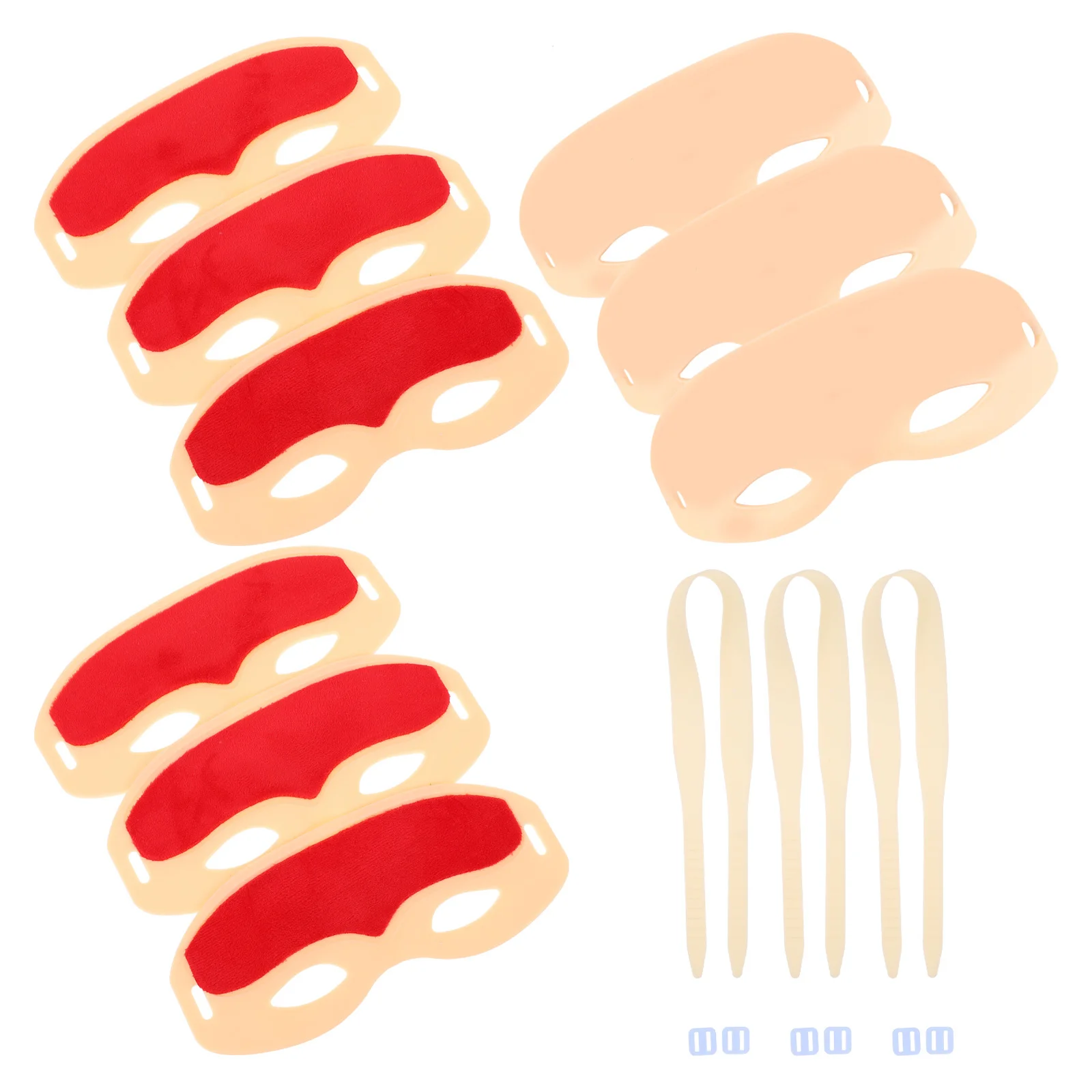 

Силиконовые вышитые татуировки, тренировочные повязки на голову, розовый регулируемый ремешок, удобная одежда для настоящих людей, тренировочная кожа для татуировки