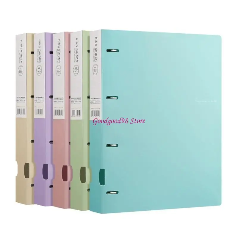 File Folders Display Book 4-Rings Binders 4 Hole Binders Folders for Students