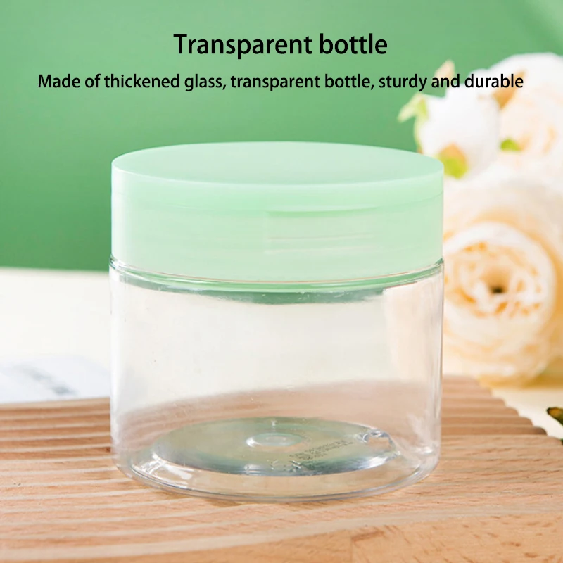 1Pc 280ml Empty Mask Bottle Makeup Remover Cotton Sheet Jar New Wide Mouth Flip-top Bottle Cream Dispenser Box