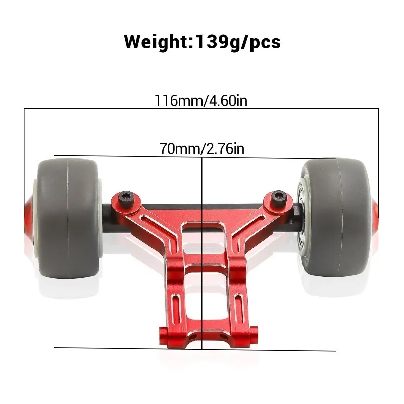 RC Auto In Metallo Wheelie Bar per Arrma 1/8 Kraton Outcast Typhon AR320366 RC Auto Parti di Aggiornamento Accessori