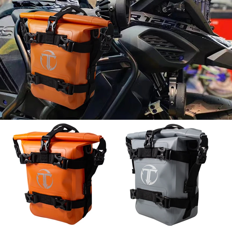 Motorcycle Scooter Waterproof Bumper Wrap for Suzuki KMW UY125 AFR125 Hanging Bag Quick Release Motorcycle Bag