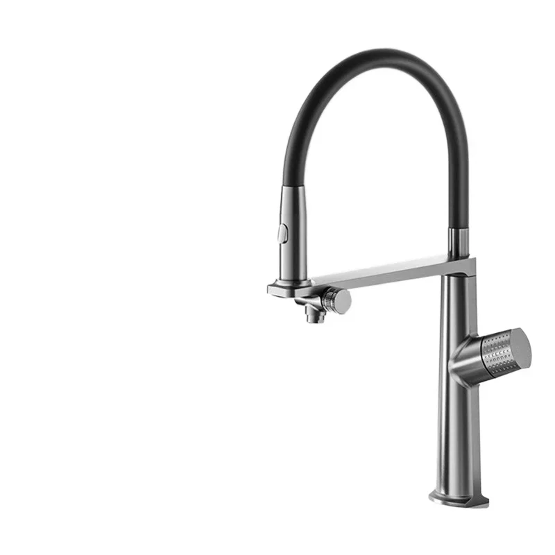 주방 싱크대 수도꼭지, 풀아웃 가정용 다기능 정수 수도꼭지, 온수 및 냉수 방수