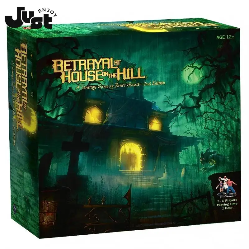 

Board Games Betrayal At House On The Hill 3-6 Players For Family Party English Strategic Entertainment Card Game Popular juegos