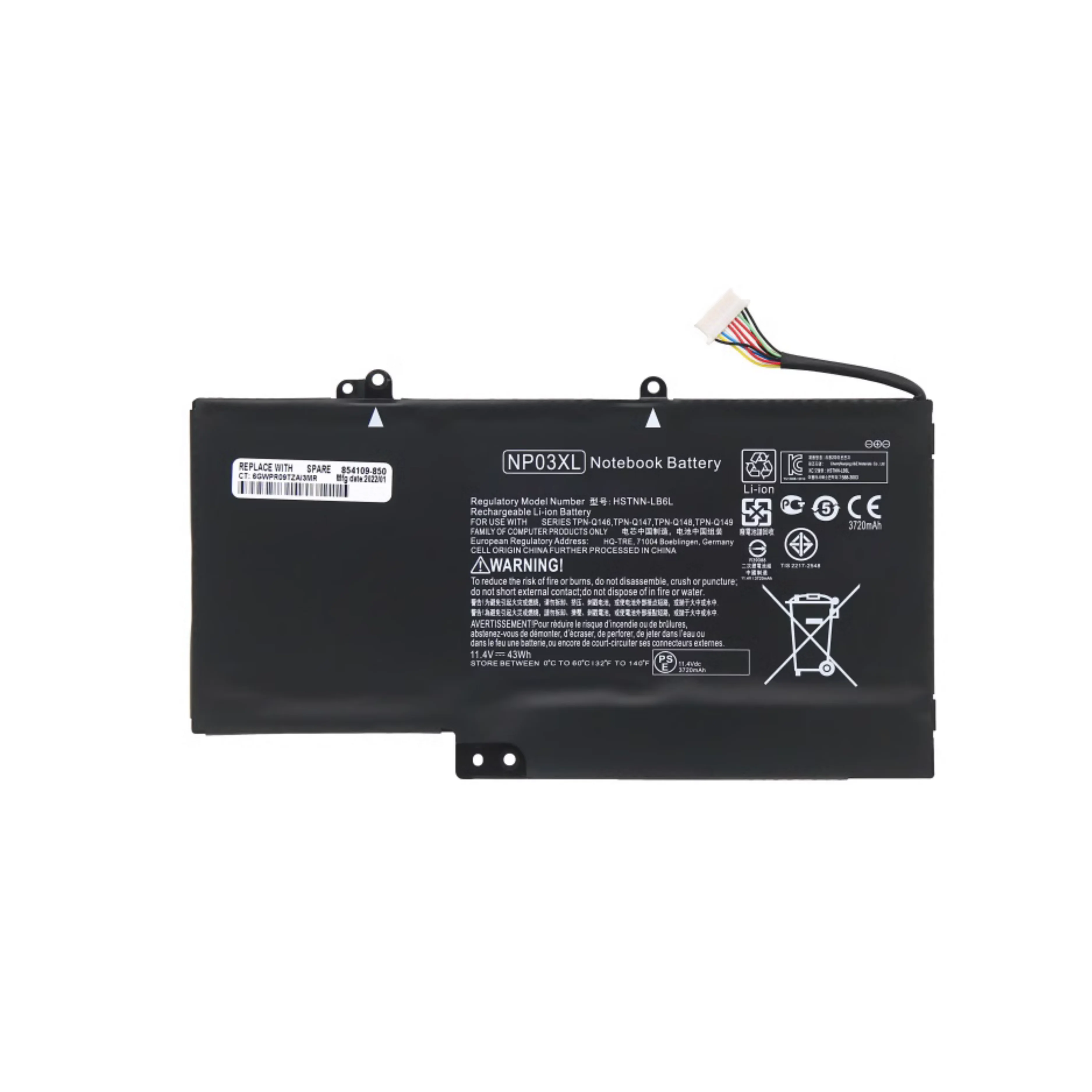 

NPO3XL X360 13-a010DX HSTNN-LB6L 760944-421