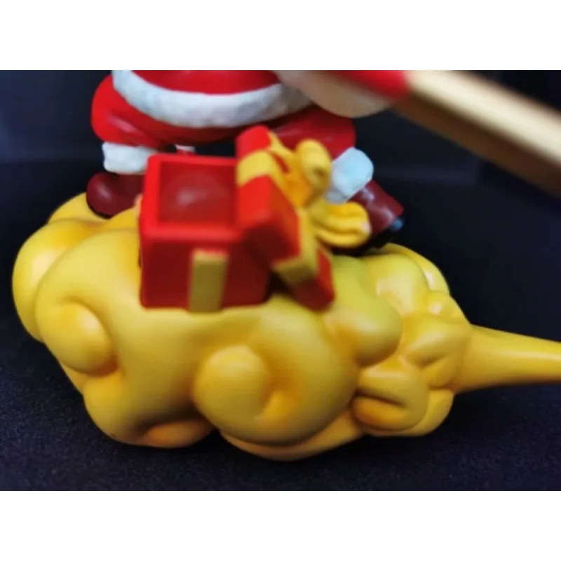 أنيمي نموذج Q-الإصدار عيد الميلاد Wukong يجلس على السحابة وعمل شقلبات، مجموعة صناديق تمثال Wukong الصغيرة #5