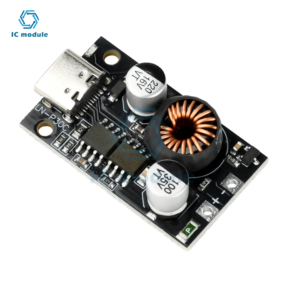 30W PD3.0 & QC3.0 Fast Charge Module Type-C Car Charger Module Mobile Phone Fast Charging Module