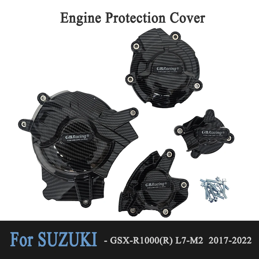 

GBRacing Engine Protective Cover Guard Protector Fall Protection Cover For SUZUKI GSXR1000 (R) 2017-2023 L7-M3 Motorcycle