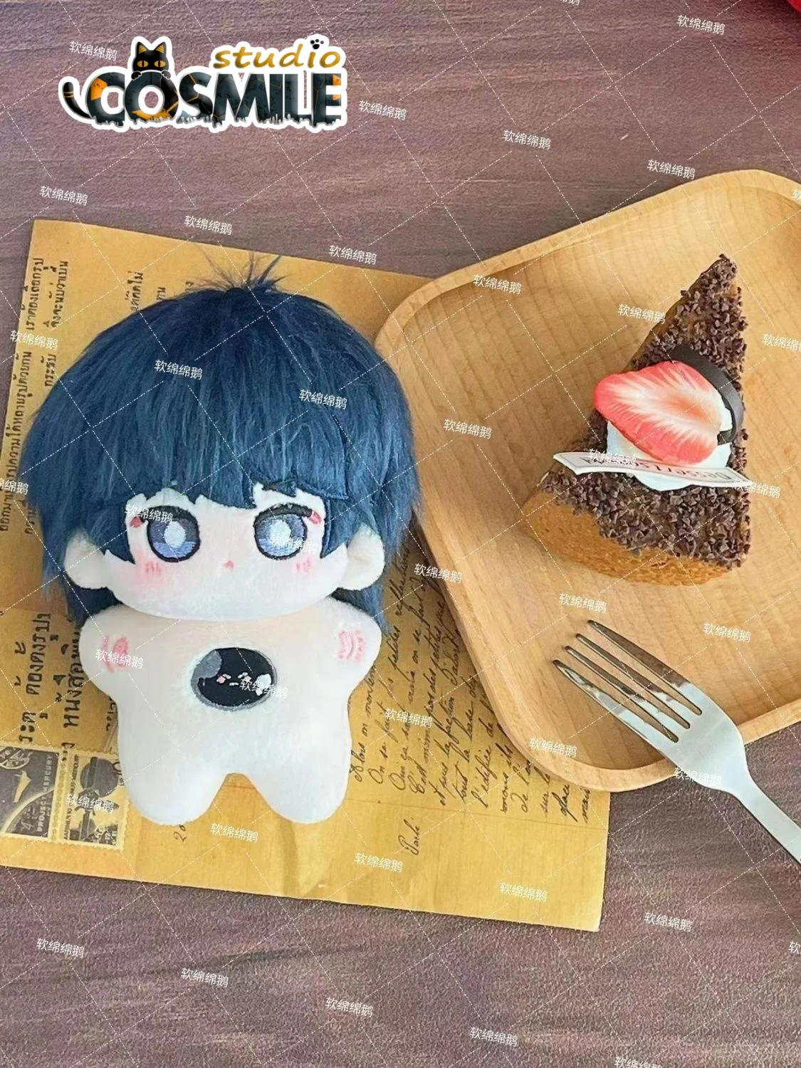 악당은 나를 구원하려고 한다 나는 위대한 악당 주인공이 되어야 한다 진 샤안 왕 이 봉제 인형 10cm 불가사리 인형 장난감