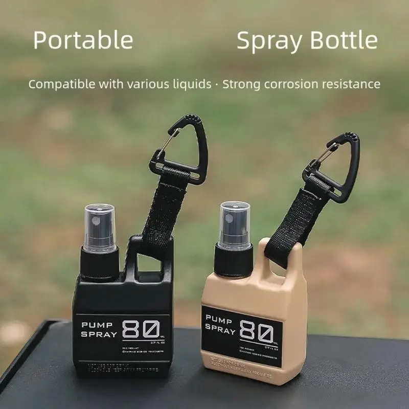 Outdoor Dispenser Bottle with Gentle Nozzle and Keychain for Easy Carrying 