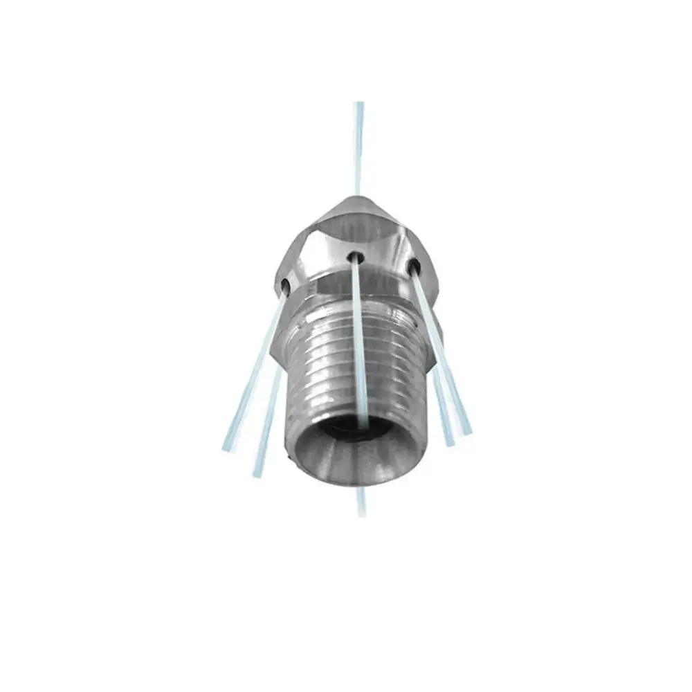 Drain Cleaning Sewer Cleaning Nozzle 1/4 Inch Stainless Steel Pressure Washer Sprayer 4/5/7 Jets Pipe Dredging Drain Nozzle