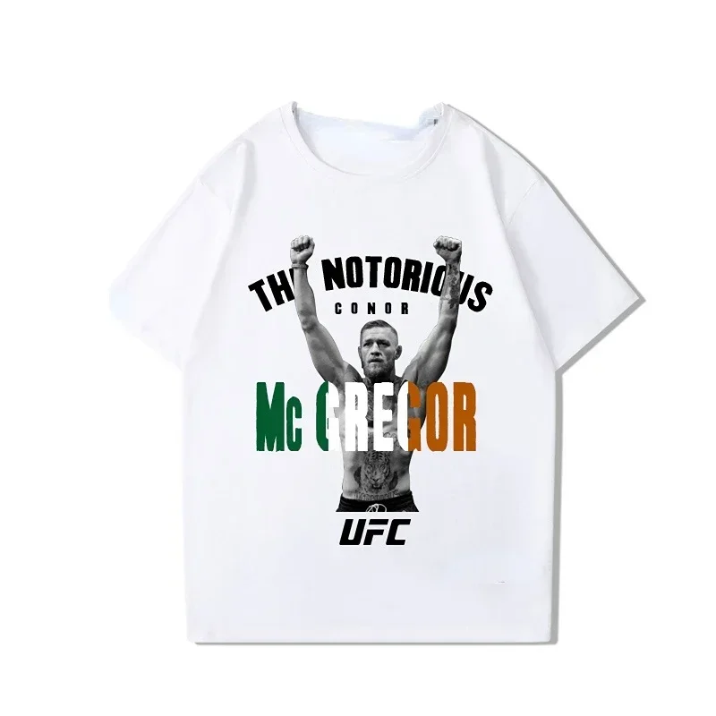 New Cool Fighter Graphic Summer Cloth for Boxing Lover Conor Mcgregor TShirt Irish Ireland Fight MMA Boxing King Cotton T Shirt