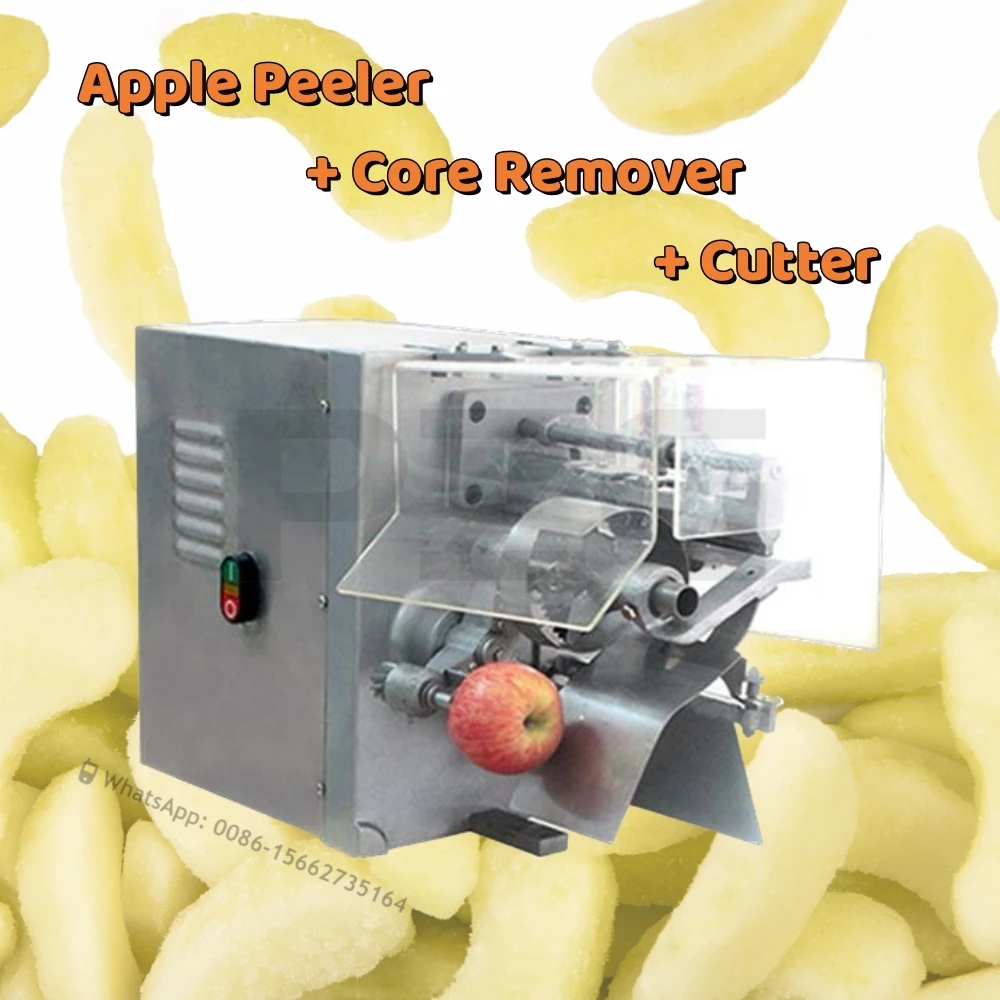 Durable Automatic Apple Peeler Corer Slicer Machine Core Remover Electric Fruit Pear Apples Peeling And Slicing Machine