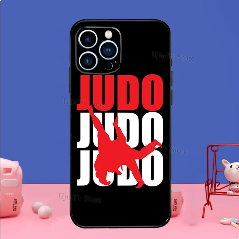 Judo Phone Case For iPhone 16 15 12 13 Mini 11 14 Pro XS Max Plus X XR Silicone Cover