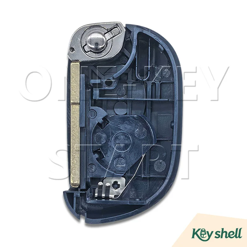 For Maserati Quattroporte Gran Turismo 2005-2017 3 Buttons Smart Remote Replacement Flip Key Shell【ONE-KEY START】