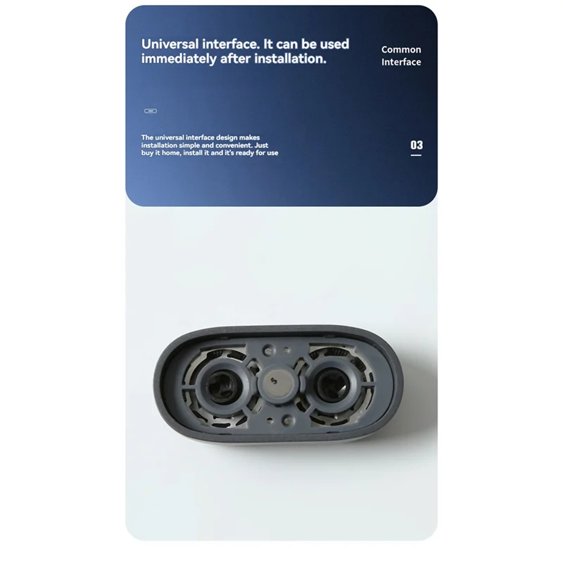 لشاومي Mijia S200 ماكينة حلاقة كهربائية بديلة لرأس شفرة دوارة مزدوجة شفط مغناطيسي