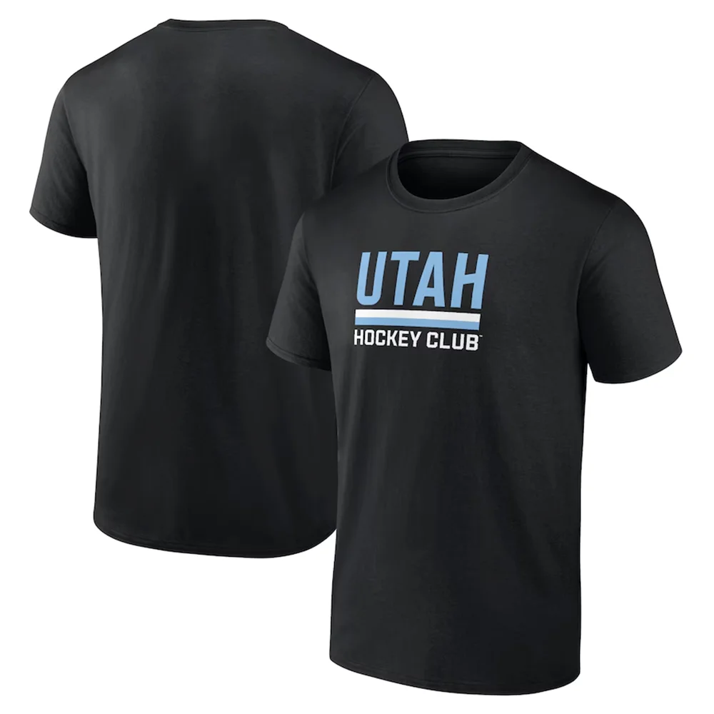 2024 Summer Hot Sale Ice Hockey T-Shirt NHL Adult Men's and Women's Cotton Short Sleeve Utah Children's Casual Comfort Top