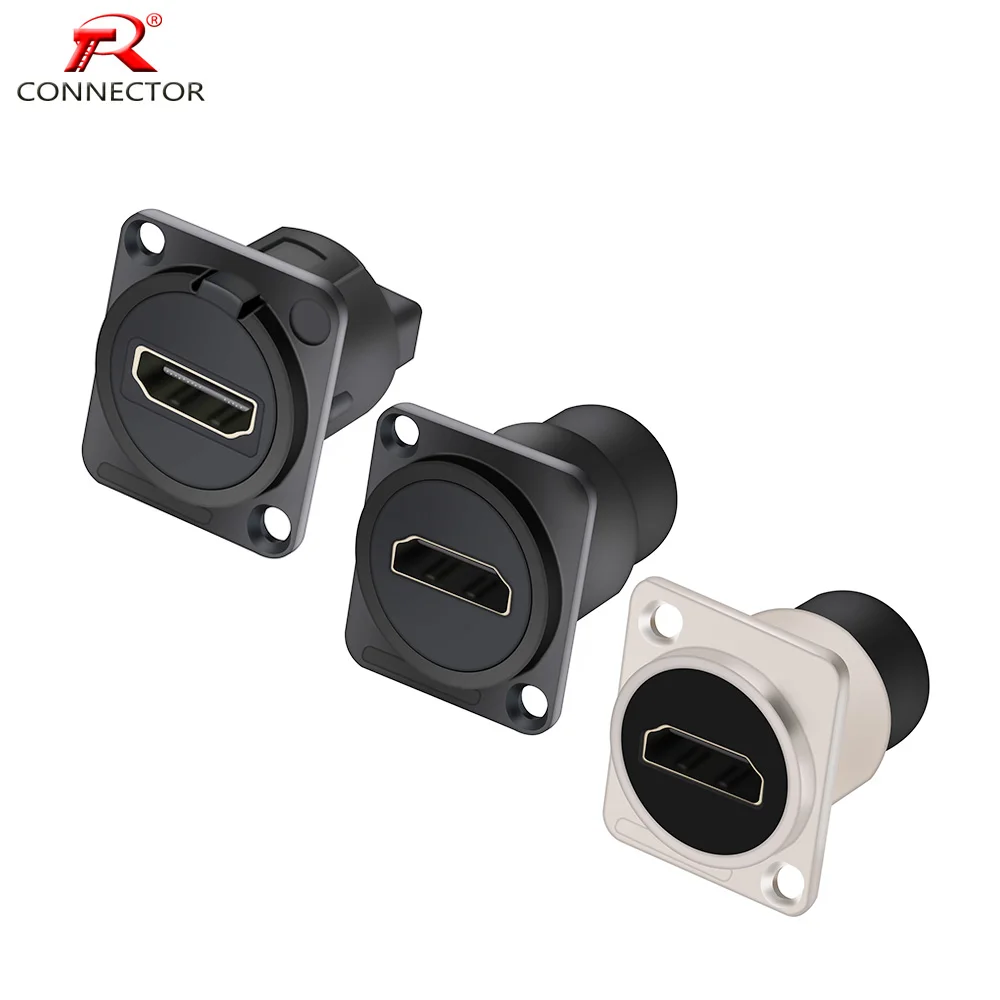 1 conector de chasis tipo D, conector montado en Panel de enchufe hembra D Compatible con HDMI