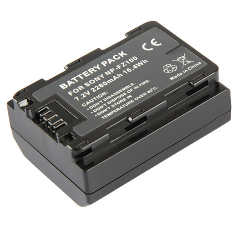 2280mAh NP-FZ100 NPFZ100 Battery+Charger for Sony Alpha 9 A9 A9R A7III A7R III A7 III A7R IV A6600 A7M3 A7RM3 A7R3 A7R A7C A7R4