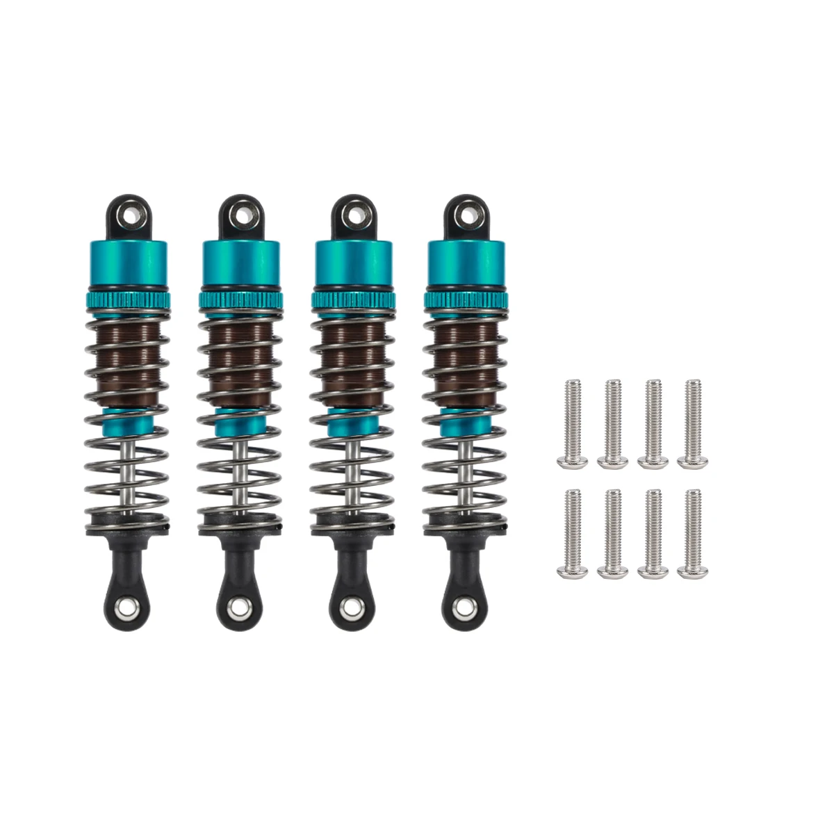 4PCS 52/55/62/70/75/85/95/100/110/120mm Schokdemper voor 1/10 RC Truggy Buggy On-Road Touring Drift Racing Klimmen Auto Onderdelen
