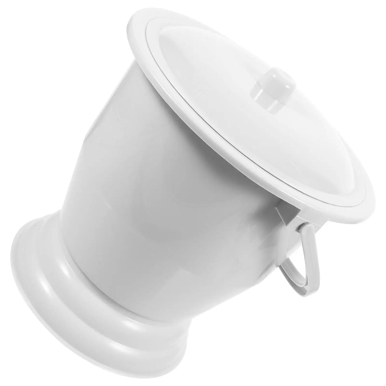 

Портативный писсуар для взрослых с крышкой, домашний поддон для сбора мочи, для пожилых и людей с ограниченными возможностями, пластиковый многоразовый туалет для ночного использования