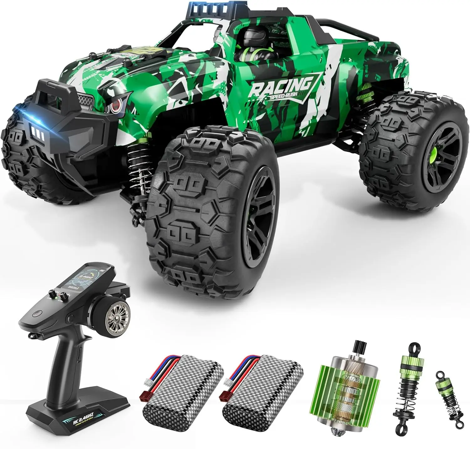 

1:18 Scale 36KMH Remote Control Truck for Adults and Kids, All Terrain 4X4 High Speed Electric Vehicle with 2.4GHz Control