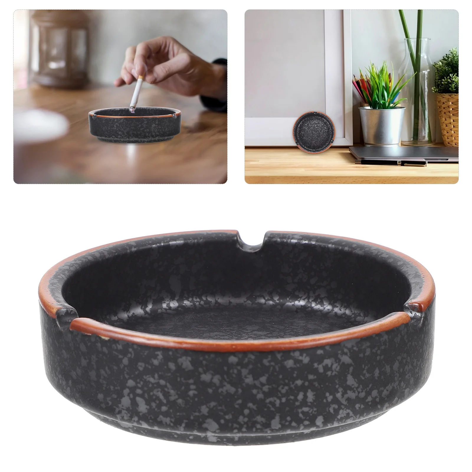 

Japanese Style Ashtray Desktop Ashtray Creative Cigarette Butt Container Chic Ashtray Simple Ashtray