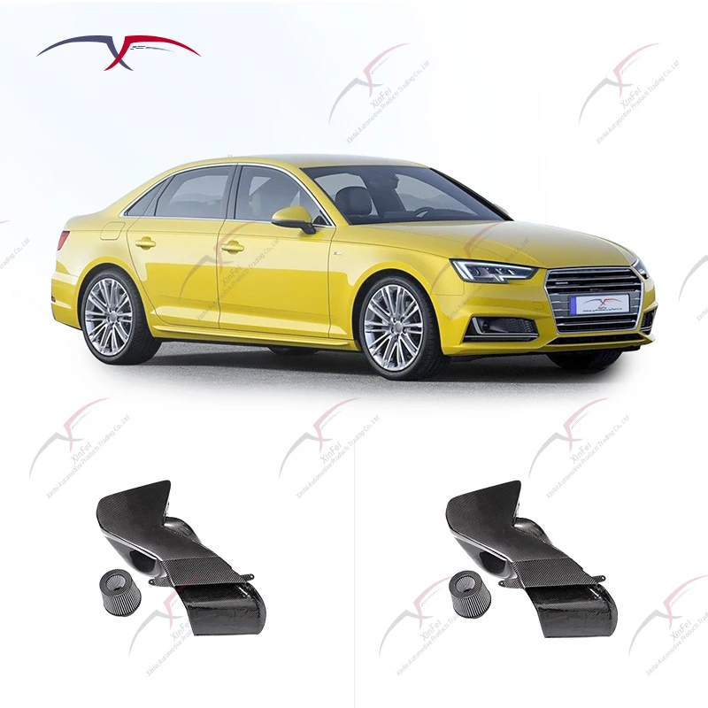 

Suitable for A4 A5 B8.5 1.8T 2.0T New Automotive Parts Carbon Fiber Cold Intake System Kit Cold Intake Filtration System