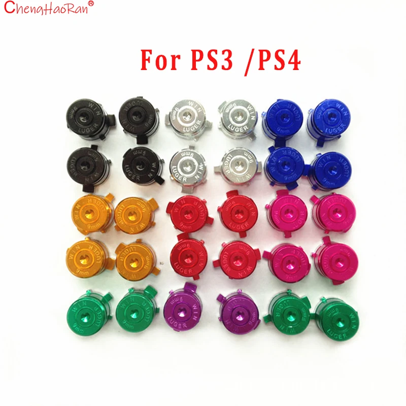 1Set Aluminum Alloy Metal Button For PS3/PS4/PS5/XBOX 360 Game Console Controller Replacement Parts