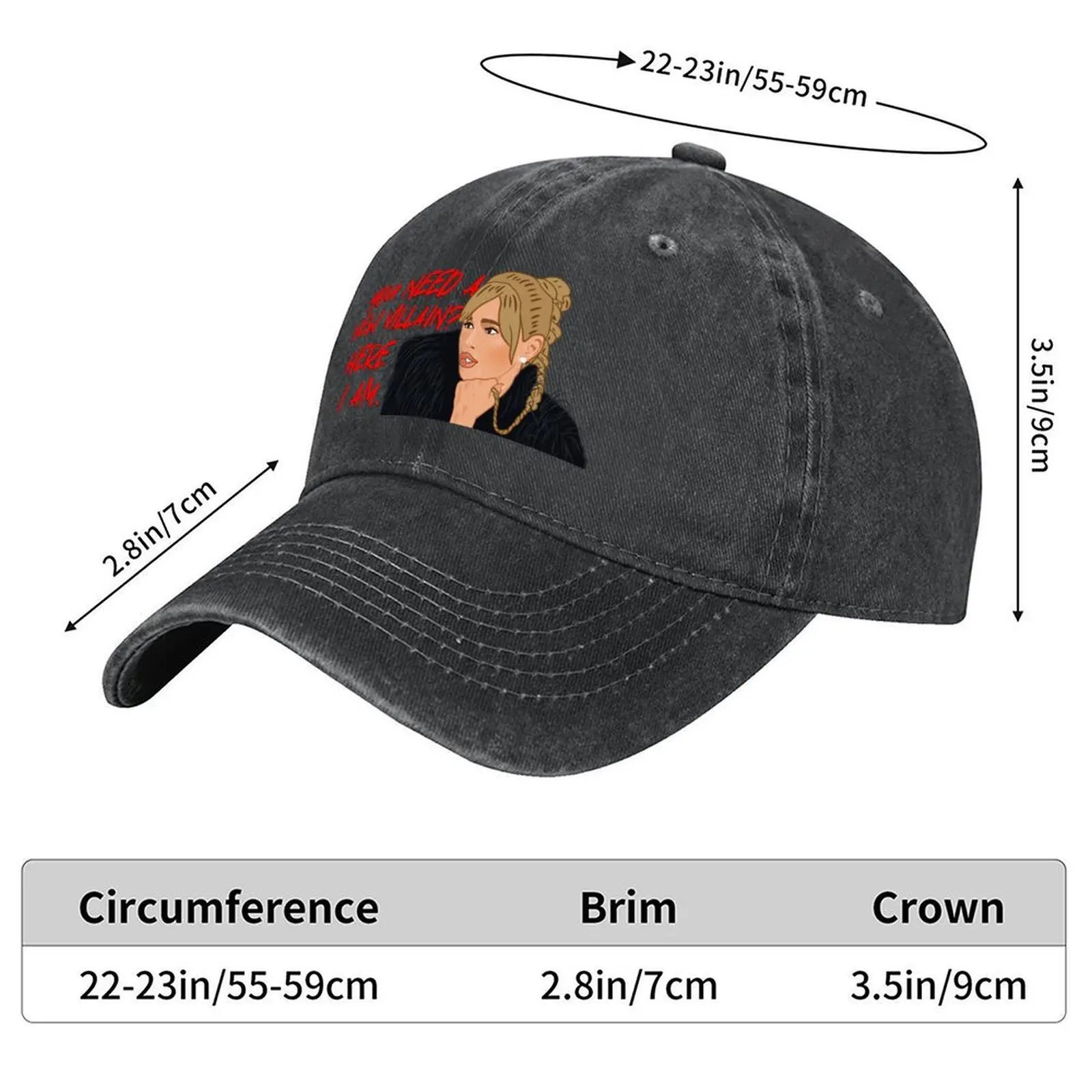 Diana Jenkins The Real Housewives of Beverly Hills You Need A New Villain Here I Am Baseball Cap