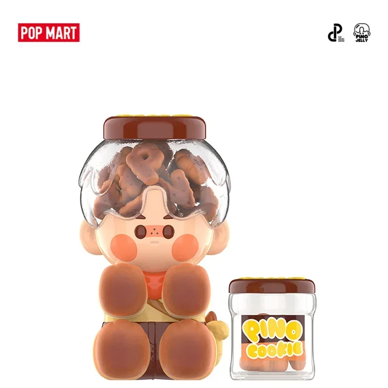 POP MART PINO JELLY Cocoa Cookies Series 100% Original Toys Doll Cute Action Anime Figure Desktop Ornaments Collection Gift