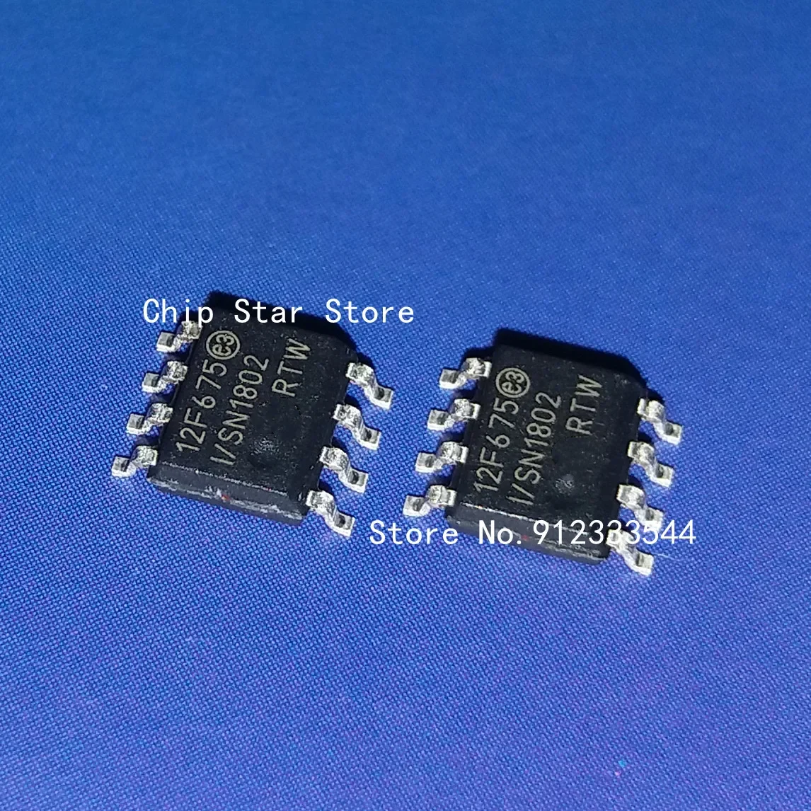 5-100pcs  PIC12F675-I/SN PIC12F675T-I/SN PIC12F675 SOIC8   8 Bit Microcontrollers MCU 100%New And Original