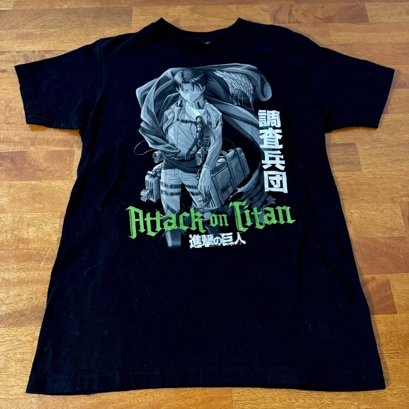 

attack on Titan season 3 ripple Junction T-shirt Levi Anime Men’s MediumThe same high-quality pure cotton top for men and women