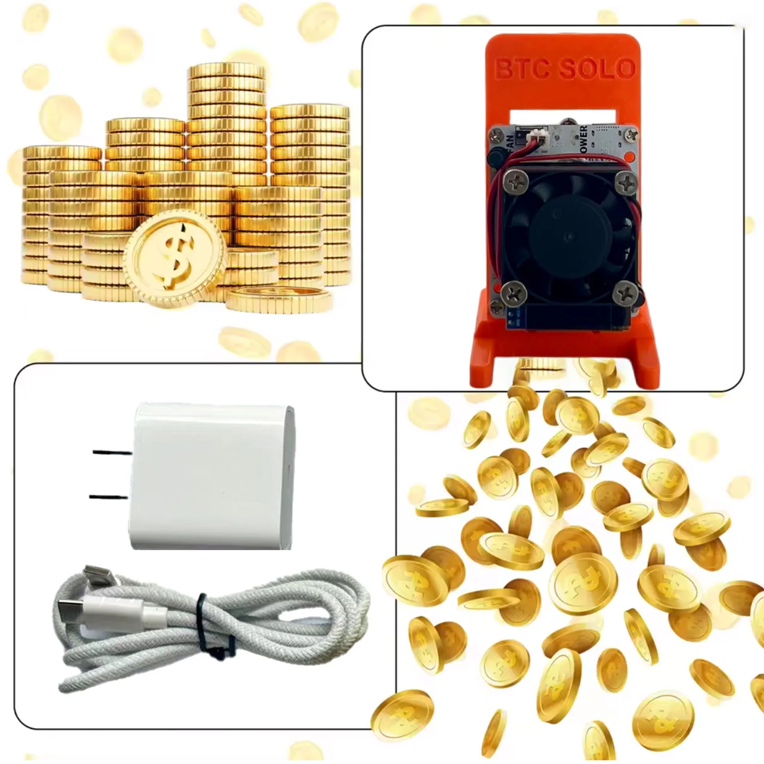 Новинка 2025 года, новейший Bitdsk N8 Solo Miner 200Gh/s Miner для домашнего майнинга BM1397 Asic Chip BTC Miners Cryptos Miner, устройство для майнинга